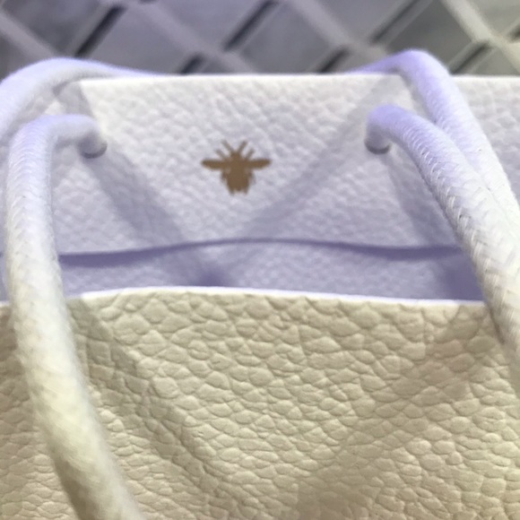 Dior Homme Gold Star Bee Pebble Bag/Gold Tone Metal Star - Picture 6 of 13